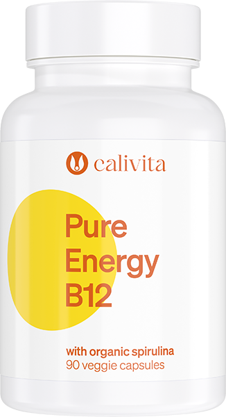 Pure Energy B12 s metilkobalaminom i ekološkom spirulinom – 90 biljnih kapsula